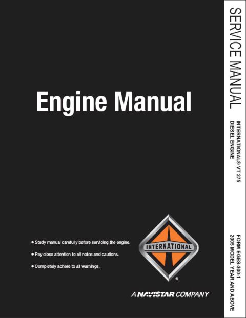VT275 ENGINE
